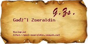 Gaál Zseraldin névjegykártya